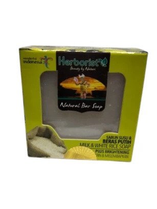 Herborist 80gr Beras Putih&Sabun Susu