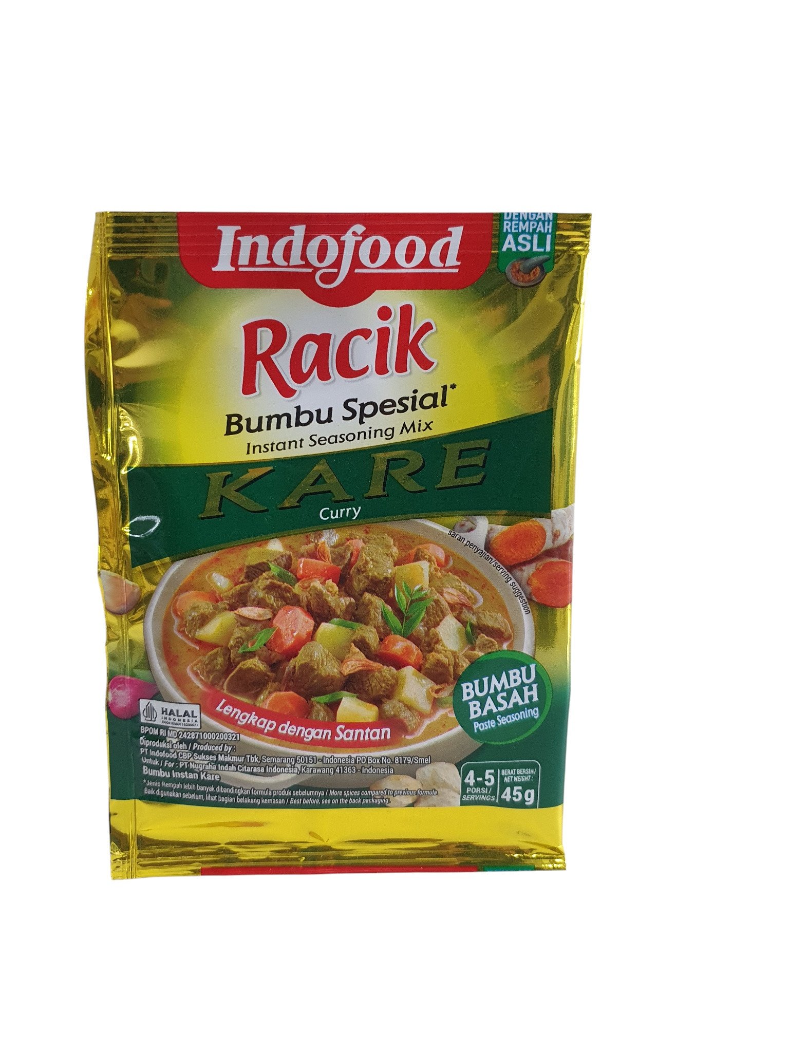 Indofood Bumbu Kare 45g
