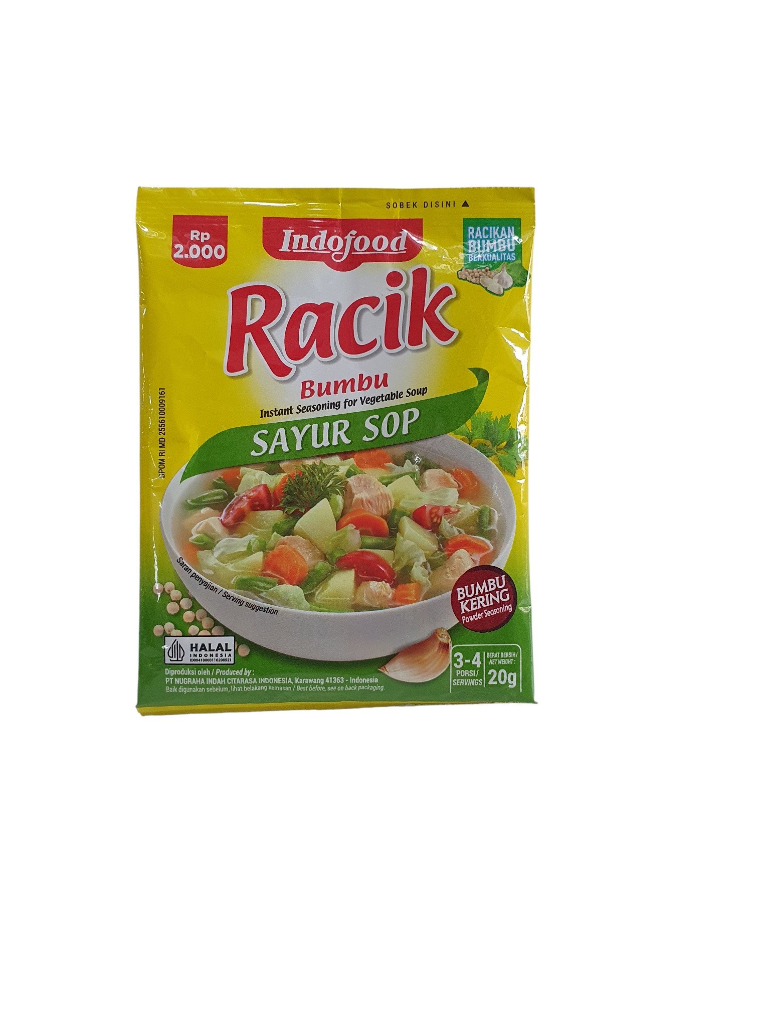 Indofood Bumbu Racik Sayur Sop 20g