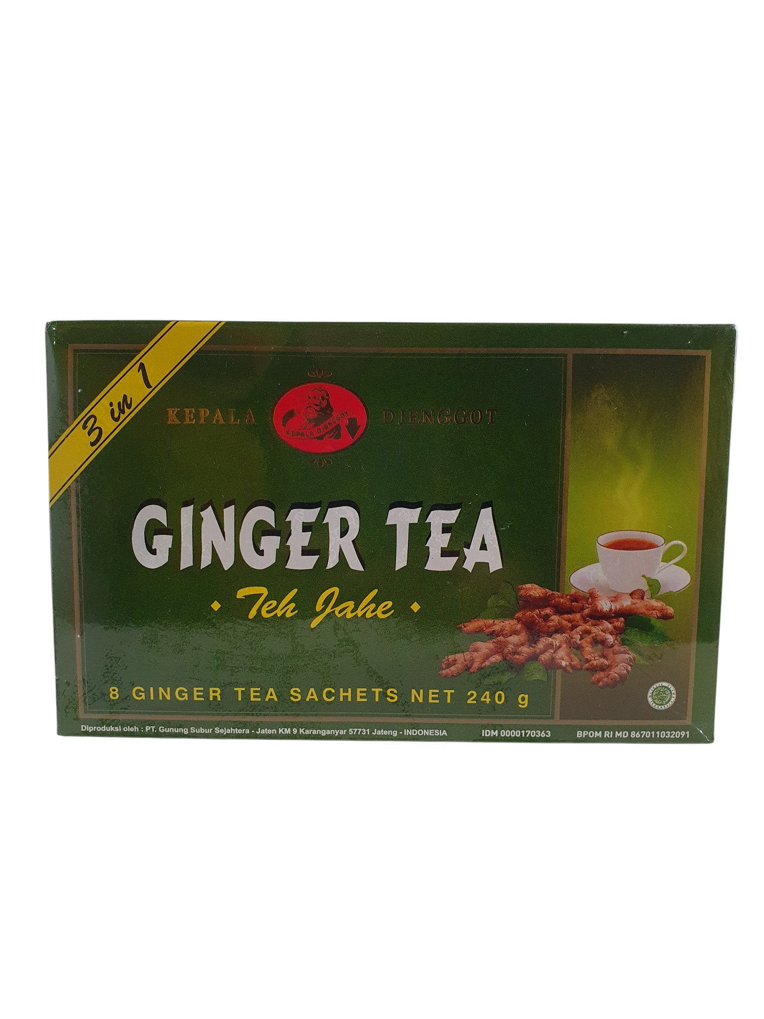 Kepala Djenggot 240gr Teh Jahe