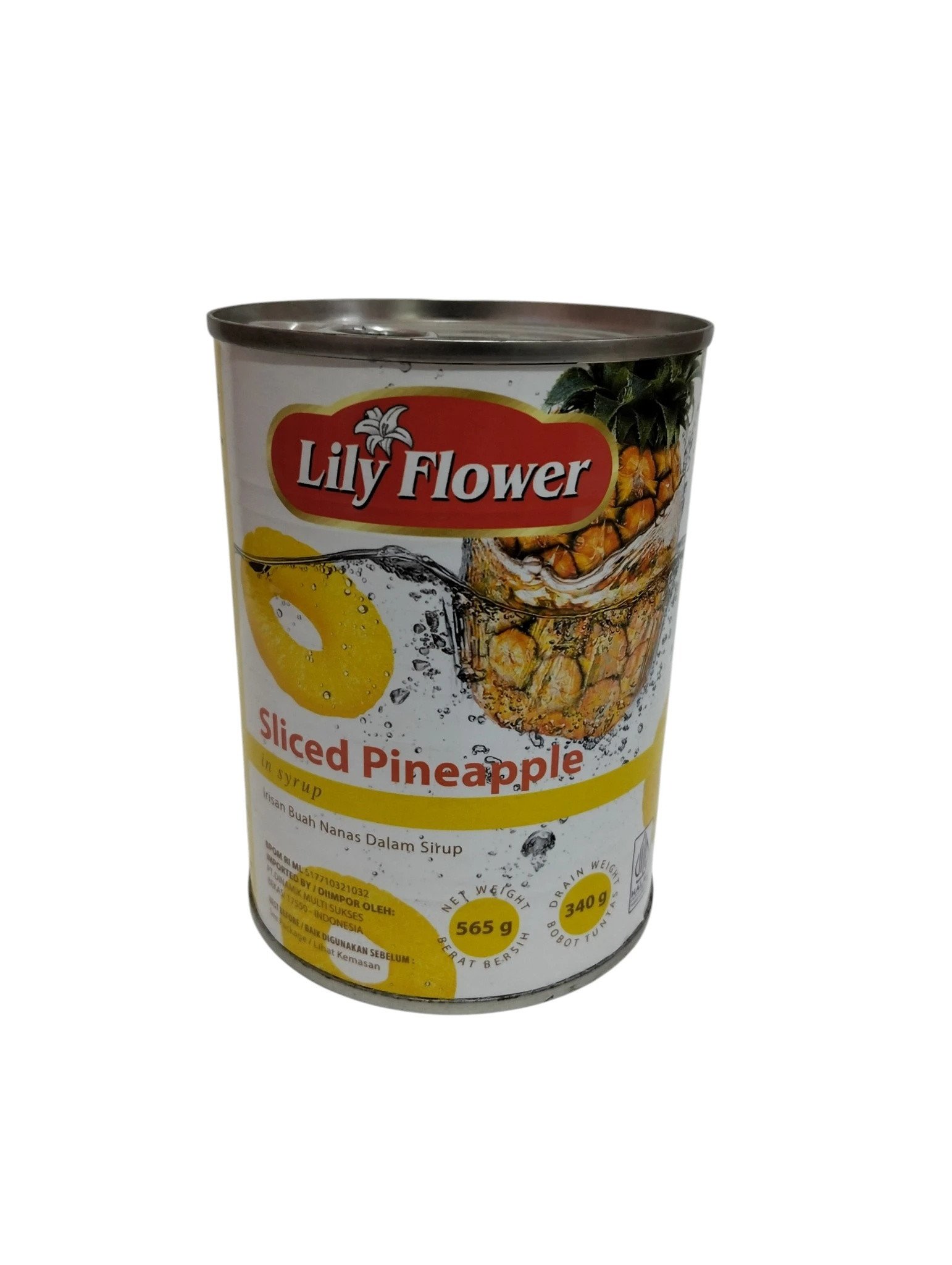 Lily flower sliced pineapple 565gr
