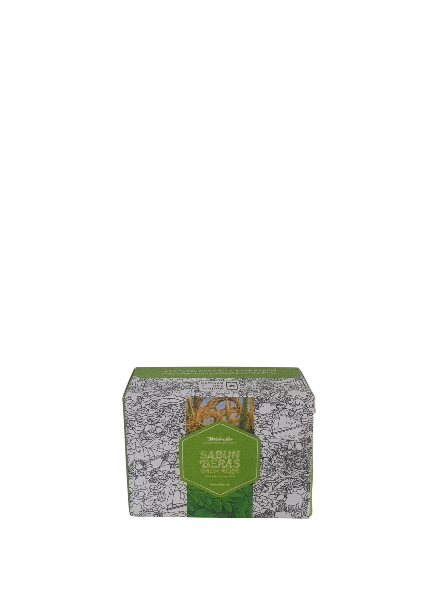 Mabello Sabun Beras 60gr Daun Kelor