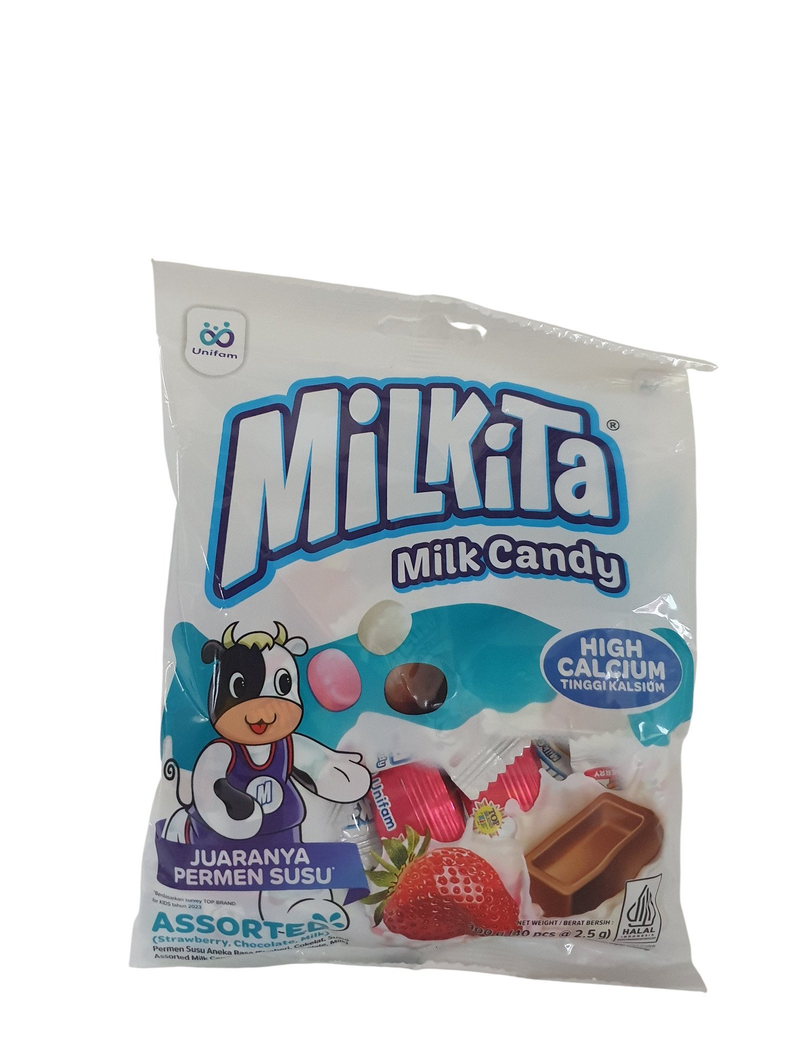 Milkita Candy 100gr (40X2,5gr)Assorted Bag SCM