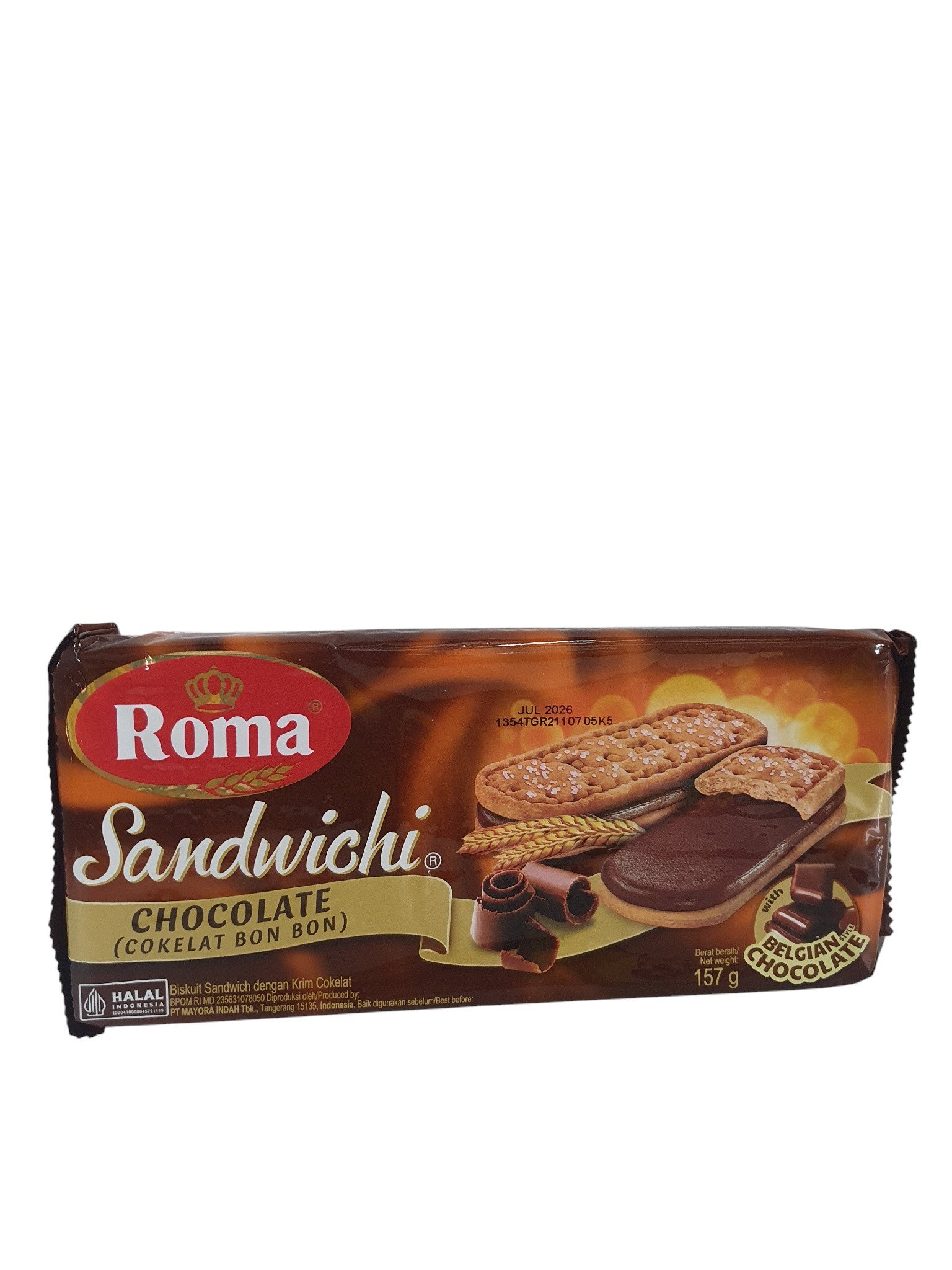 Roma Sandwich 157g Chocolate