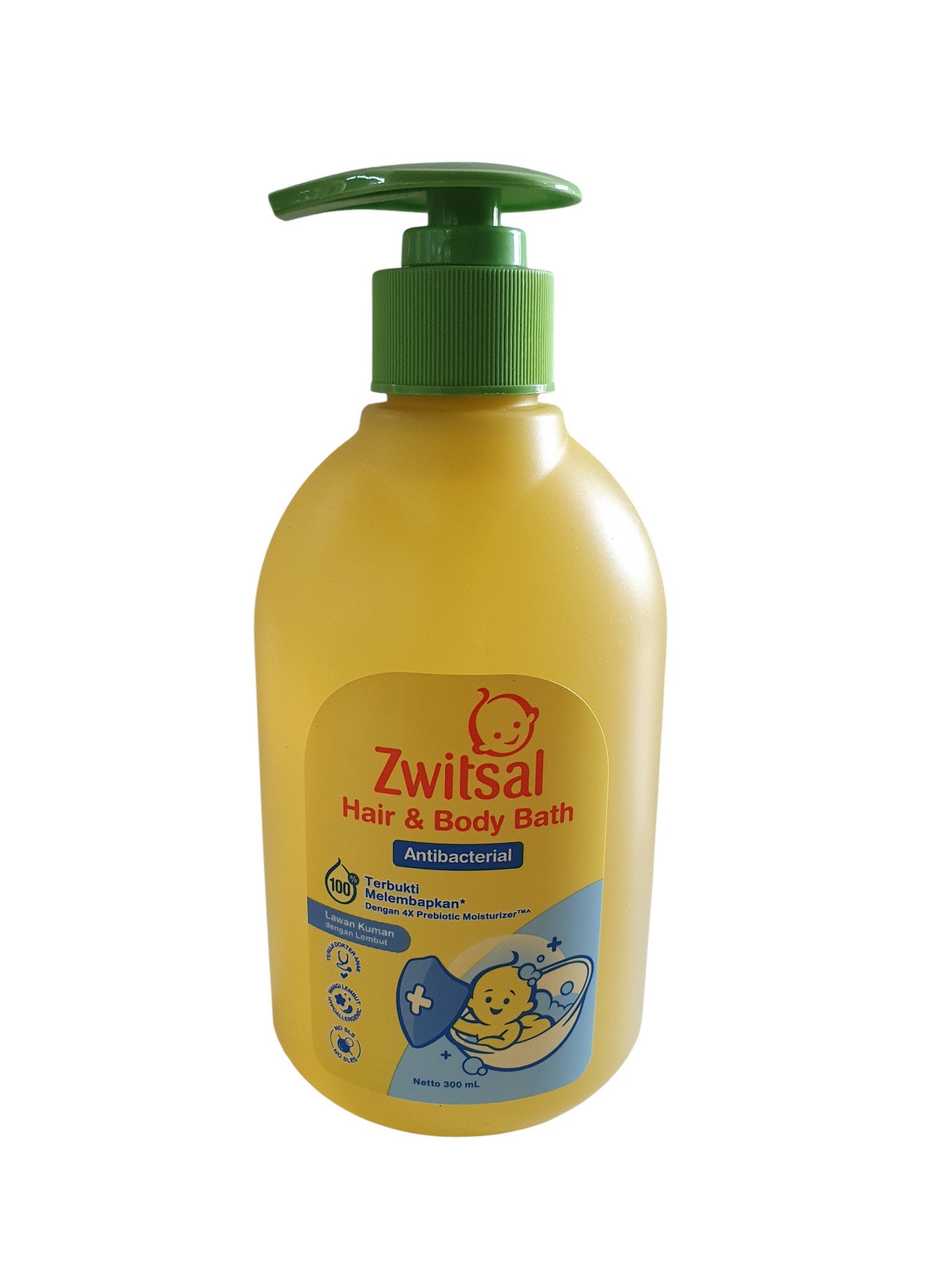 Zwitsal Hair & body Bath 300ml Antibacterial
